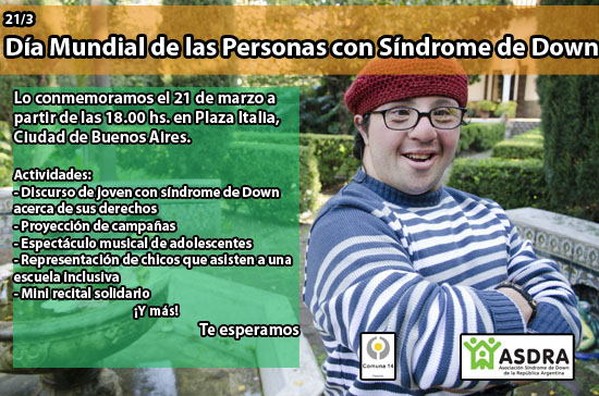 Día de las personas con síndrome de Down